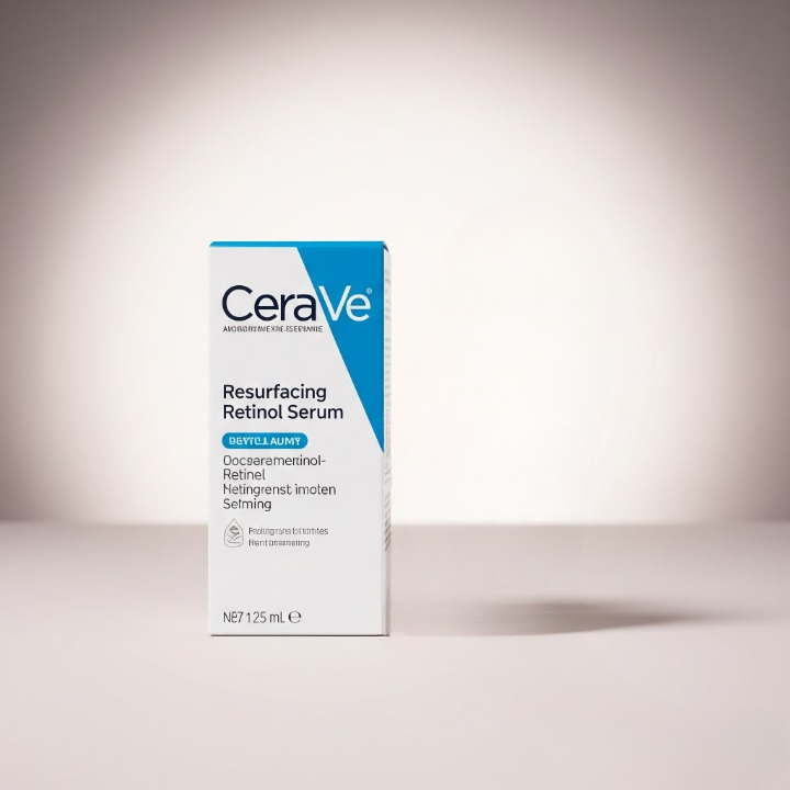 Resurfacing Retinol Facial Serum – Gentle Formula for Acne-Prone Skin, Pore Refining &amp; Texture Smoothing image 0