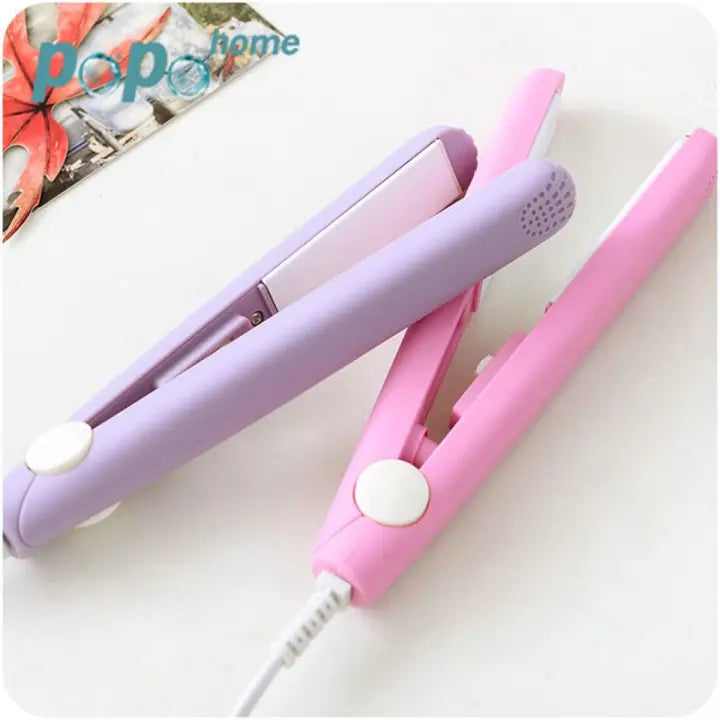Mini Portable Hair Straightner / air smooth, silky, frizz-free and healthy.  (random color) image 2