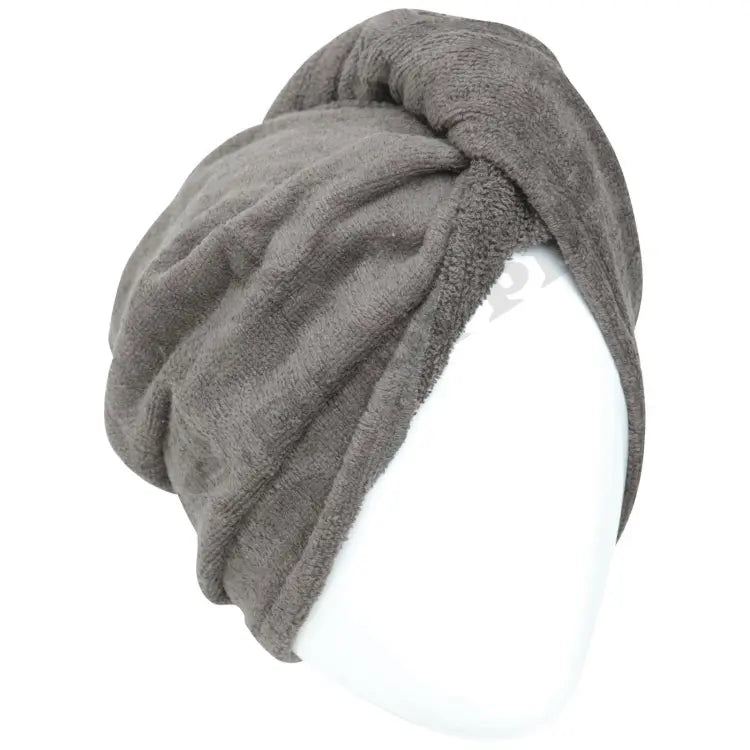 Hair Drying Towel Cap – Quick Dry, Soft & Absorbent Turban Wrap for Women | Anti-Frizz Hair Wrap Towel for Bathroom & Salon Use image 1