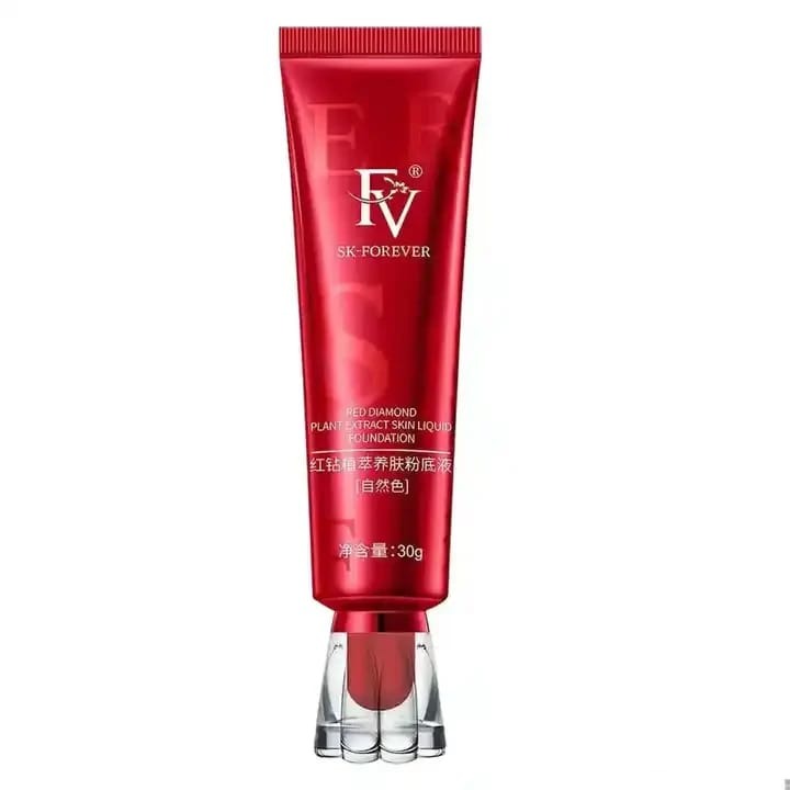 FV SK-FOREVER Liquid Foundation – Lightweight Oil-Control Formula with Peptides &amp; Bird’s Nest Extract – Nourishing Ivory Shade Base Makeup (30g Tube) image 1