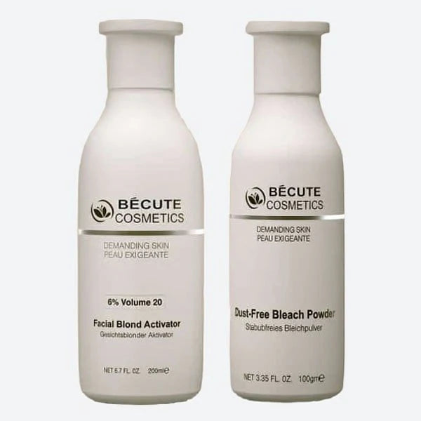 Becute skin polish set - Becute Bleach Powder &amp; Facial Blonde Activator (200ml) image 0