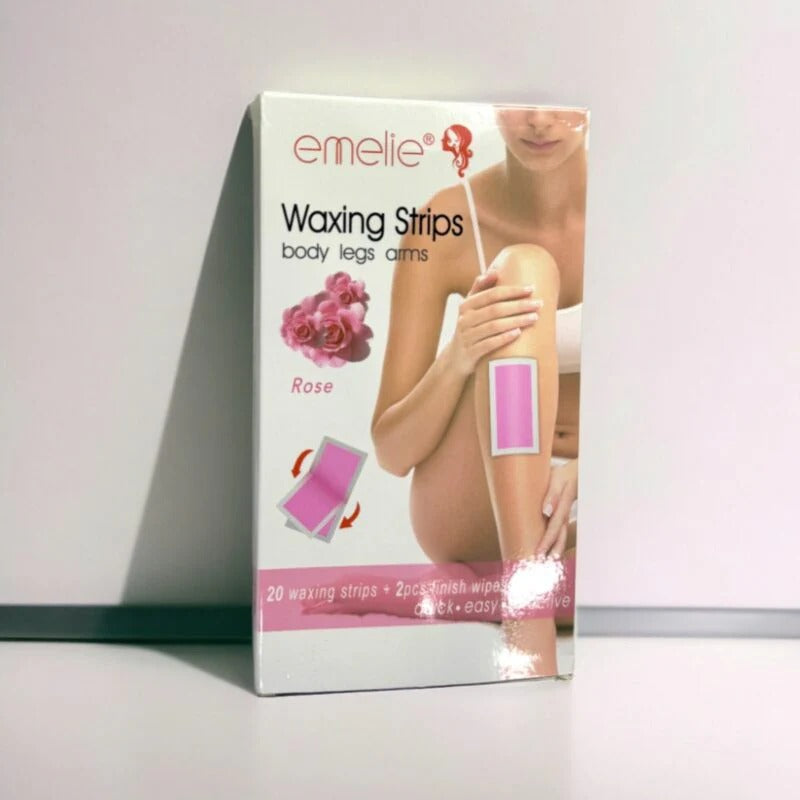 Pack of 20 Waxing Strips – Easy Hair Removal Strips for Smooth Skin, Delivered in Random Flavour image 0