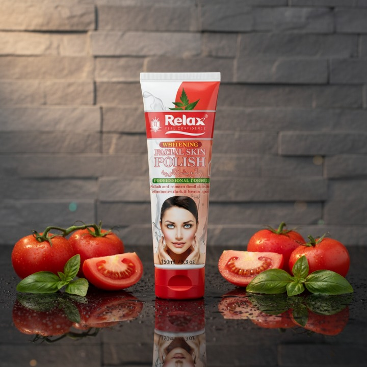 Relax Whitening Facial Skin Polish – Original Quality Brightening & Smoothing Formula for Clear, Radiant & Healthy-Looking Skin (150ml) image 1