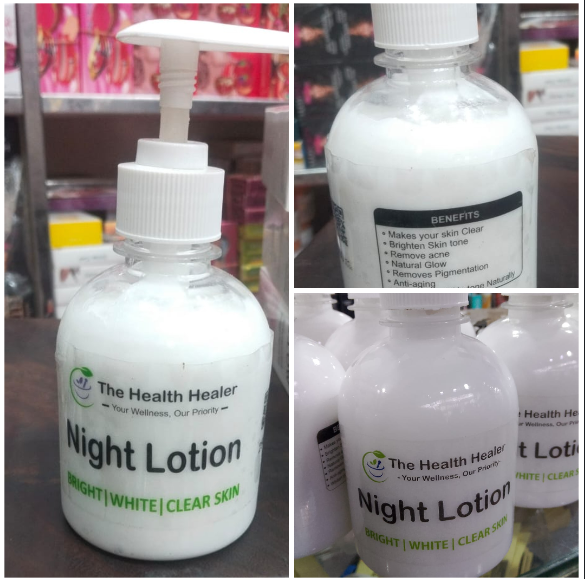 The Health Healer Night Lotion BRIGHT WHITE CLEAR SKIN (240ml) image 3