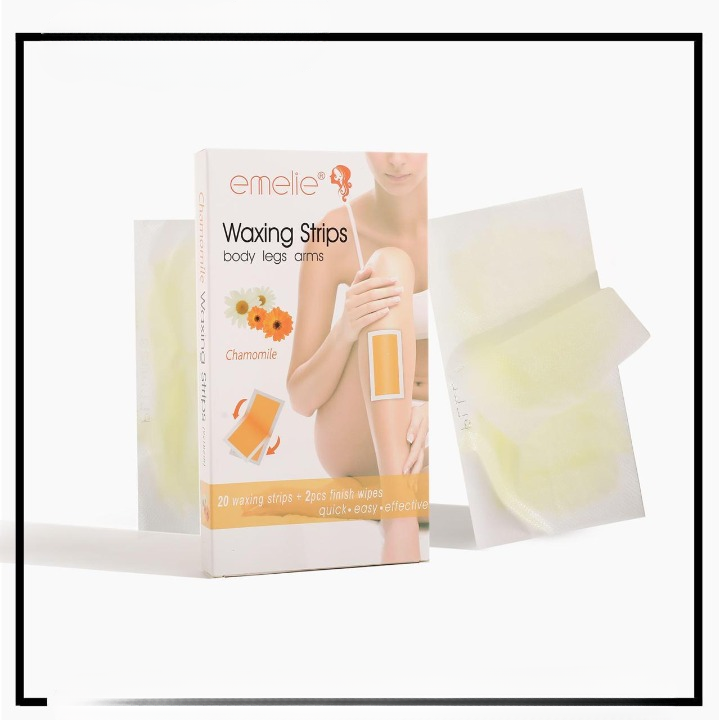 Pack of 20 Waxing Strips – Easy Hair Removal Strips for Smooth Skin, Delivered in Random Flavour image 1