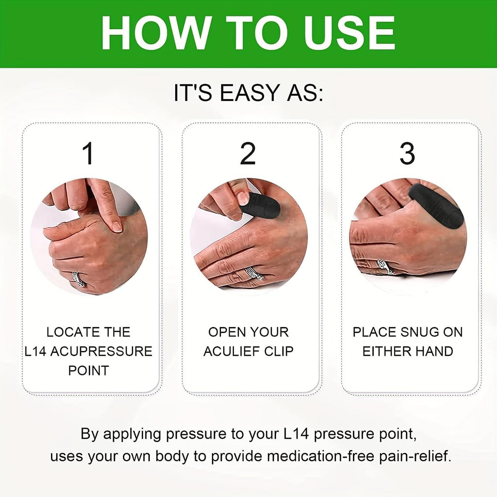 Original Sugar Control LI4 Acupressure Point Clip – Natural Migraine, Stress &amp; BP Relief | Insulin Stimulation &amp; Weight Management (Random Color) image 4