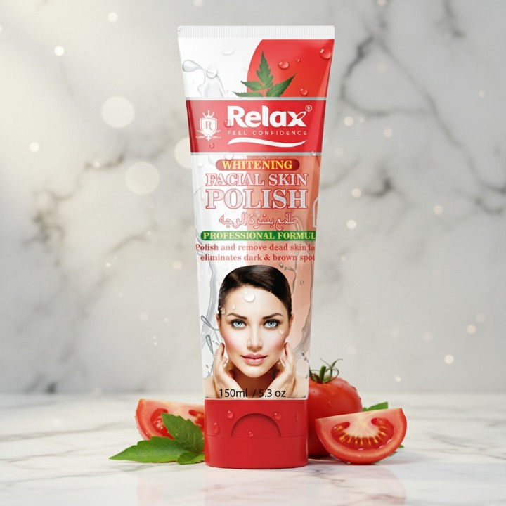 Relax Whitening Facial Skin Polish – Original Quality Brightening & Smoothing Formula for Clear, Radiant & Healthy-Looking Skin (150ml) image 0