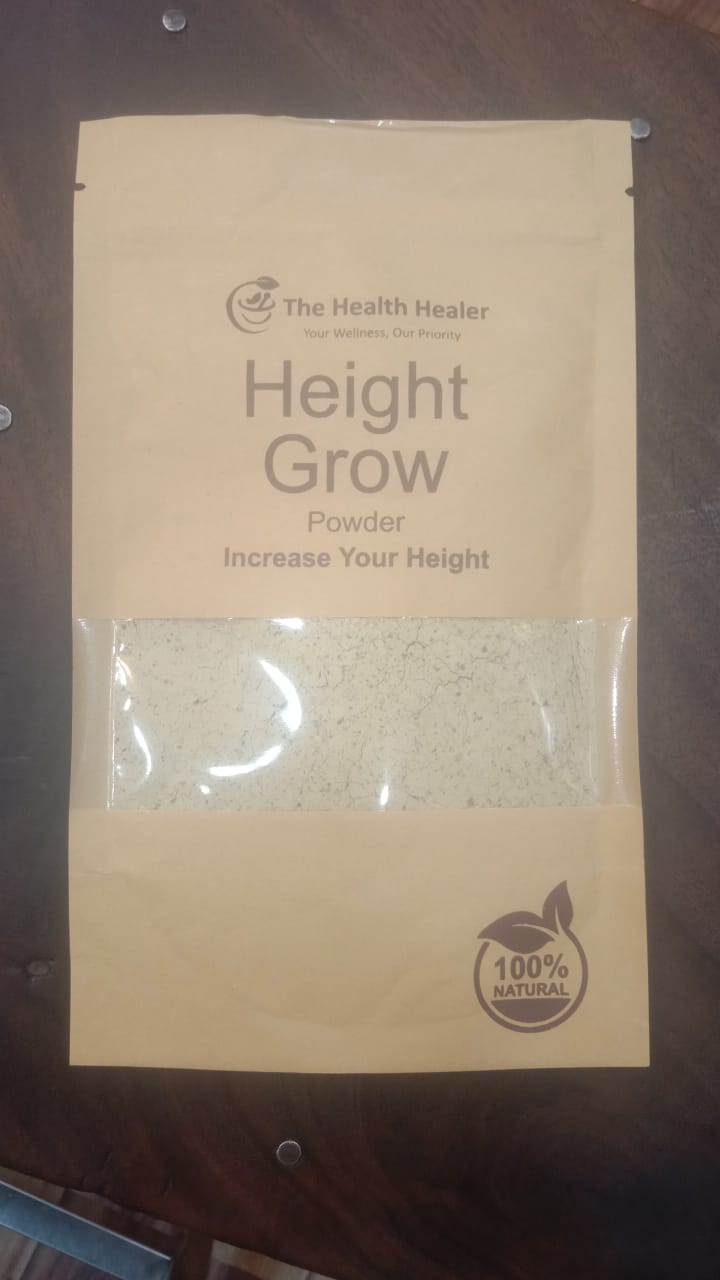 The Health Healer Height Grow Powder – 100% Natural Height Increase Supplement - 100G image 0
