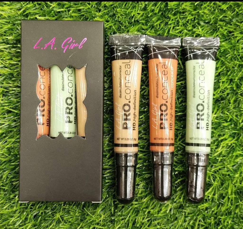 Pack Of 03 L.A. Girl High Definition Concealer | Best Quality Concealer For Girls | Concealer For Women image 0