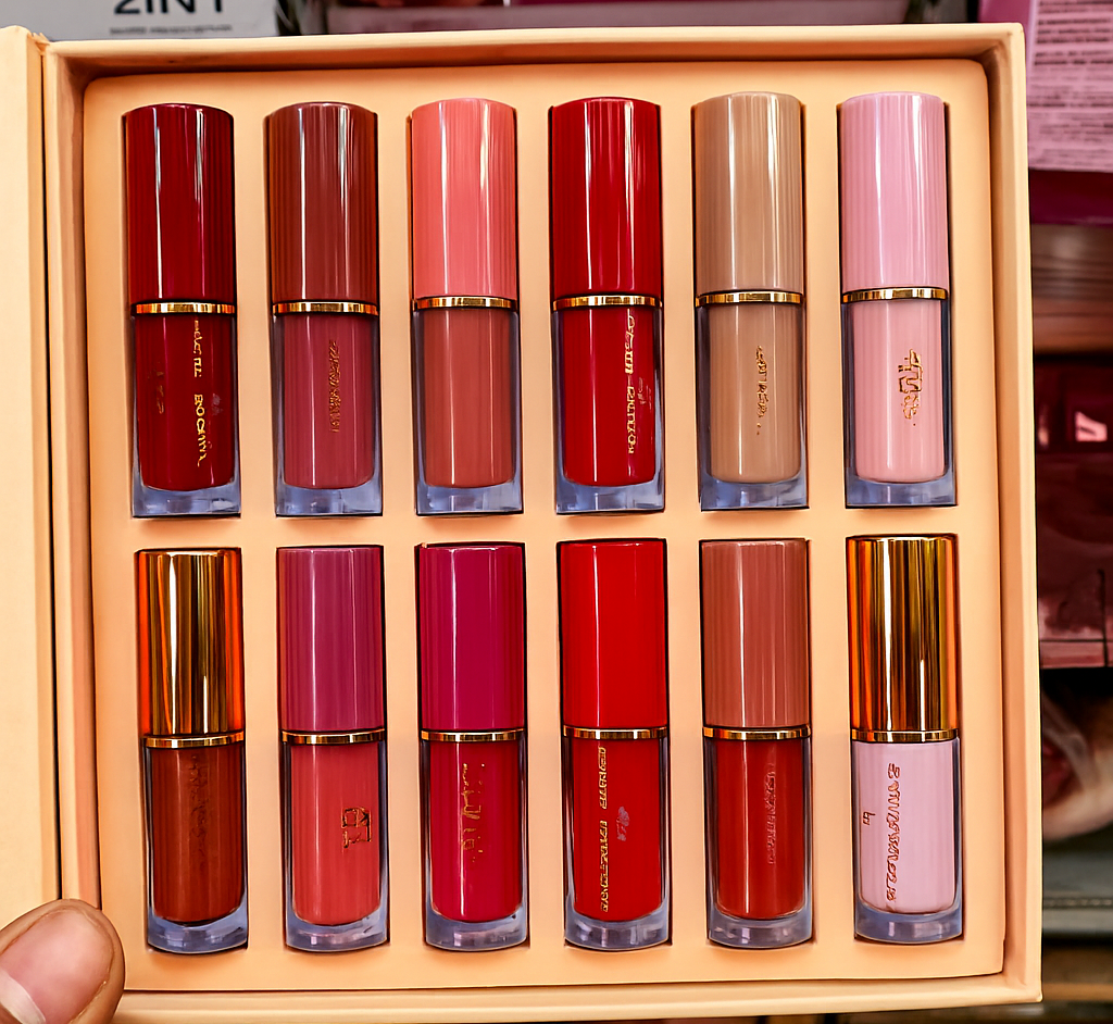 Crazy Girl “Thanks for the Love” Lip Gloss Set – 12 in 1 Multi-Shade Collection, Smooth &amp; Non-Sticky Finish (3 ml Each) image 3