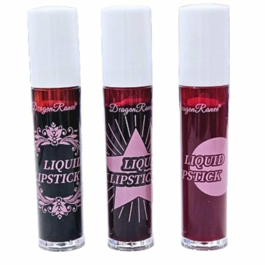 Dragon Ranee Matte Lipstick Pack of 3 – Waterproof Lip &amp; Cheek Tint Set for Girls, Long-Lasting Multicolor Matte Finish image 1