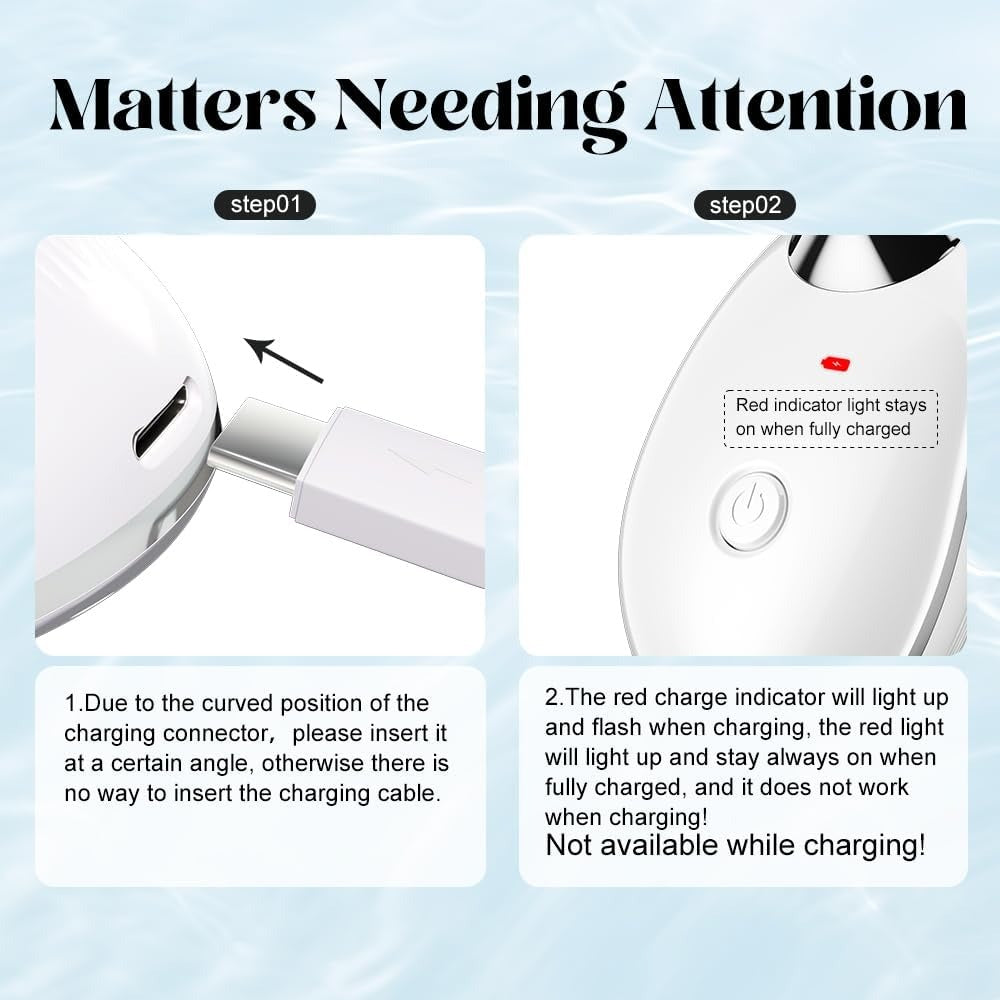 Massager for Face Lifting Facial Massagers EMS Neck Eye Massage Instrument Vibrator Microcurrents Red Light Therapy Anti Wrinkle - Random Color image 4