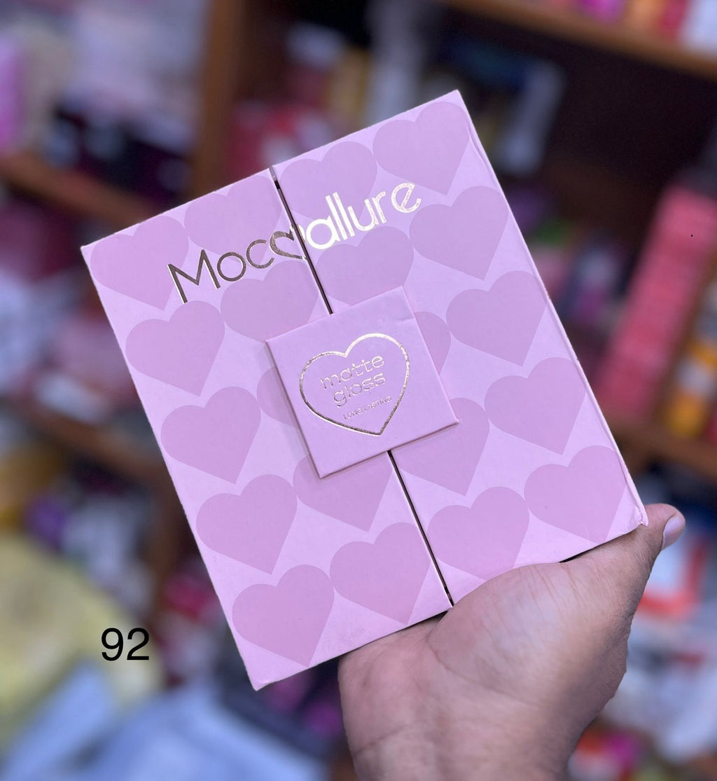 Mocallure 12-Piece High Pigment Lip Gloss Set | Rich &amp; Vibrant Shades – Pink, Red, Peach, Nude &amp; Maroon | Smooth Liquid Texture, Long-Lasting Shine for Any Occasion image 0