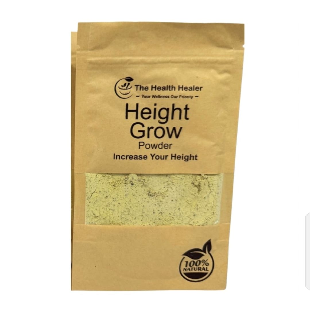 The Health Healer Height Grow Powder – 100% Natural Height Increase Supplement- 50G image 0