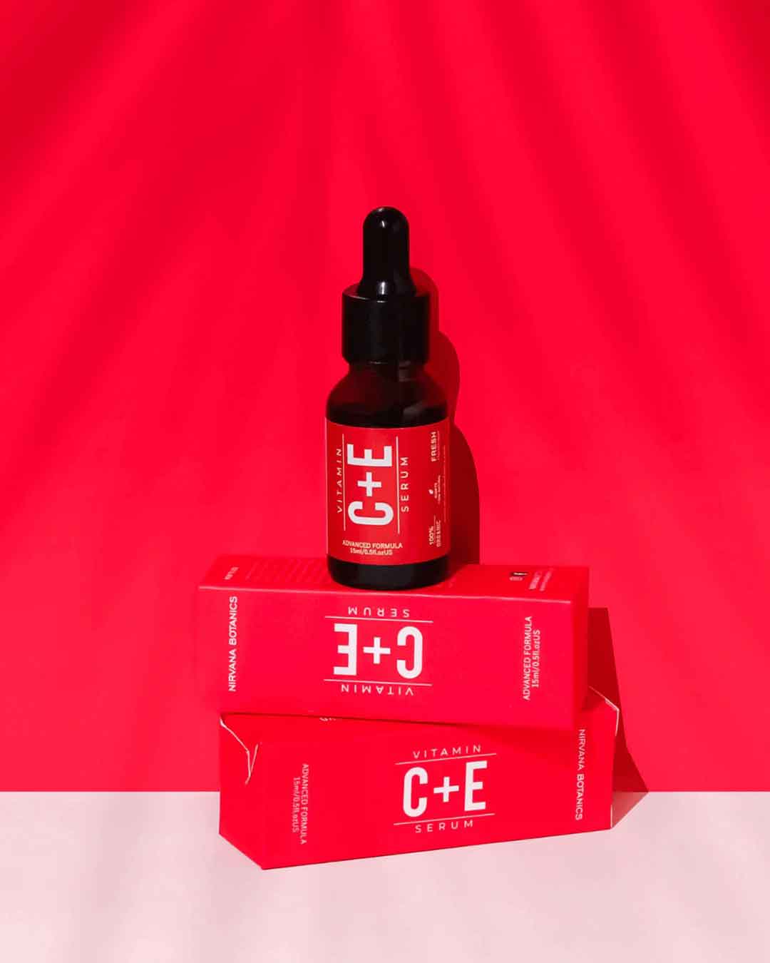 Nirvana Botanics Vitamin C + E Serum - Ml 15 | ANTI ACNE &amp; GLOWING SERUM VITAMIN C + E image 2