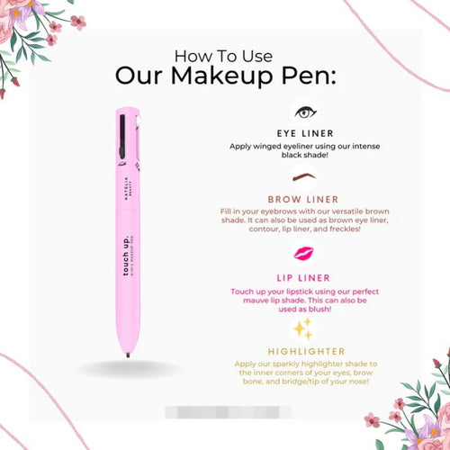 4-in-1 Makeup Pen (Eye Liner, Brow Liner, Lip Liner, &amp; Highlighter)Touch Up image 0