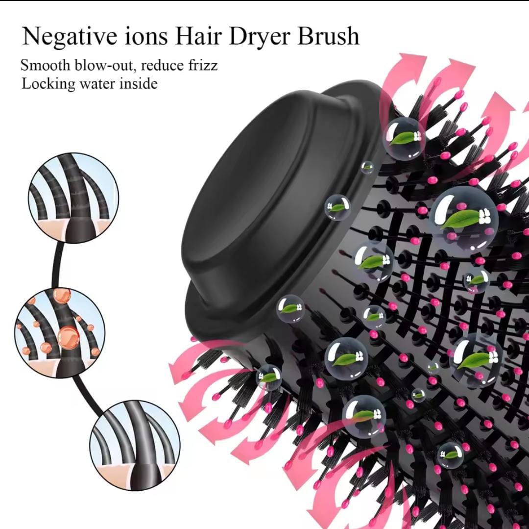 One Step 2 in 1 Hair Dryer &amp; Brush (Dryer + Styler) Brush for Fast Drying, Straightening, Curling image 4