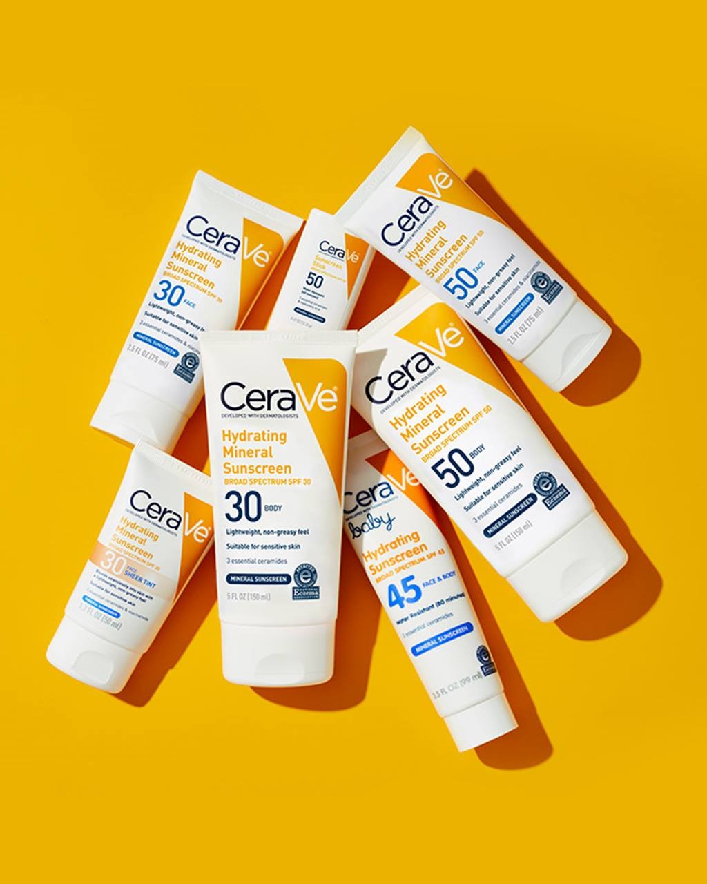 CeraVe Hydrating Mineral Sunscreen SPF 100 ml - CeraVe Hydrating Sun Block | Best Skin Care Sunscreen image 4