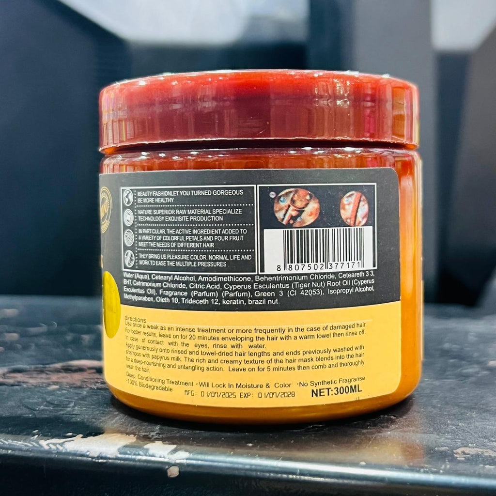 Keratin Hair Mask Treatment – Deep Repair & Strengthening Formula with Nourishing Keratin Complex | Rmaged Hair, Enhances Shine, Controls Frizz & Protects Color-Treated Hair (300ml) image 3
