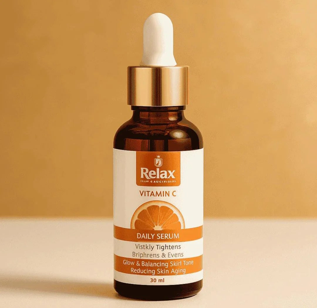 Relax Vitamin C Daily Face Serum – Brightening, Anti-Aging & Hydrating Formula for Healthy Radiant Skin (30ml) image 2