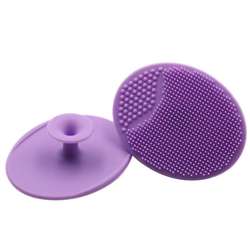 Soft Silicone Face Cleansing Brush Pad – Gentle Facial Washing &amp; Exfoliating Massage Tool for Deep Pore Cleansing | Blackhead Removal &amp; Skin Care | Soft Silicone Face Massager - (Random Colors) image 3