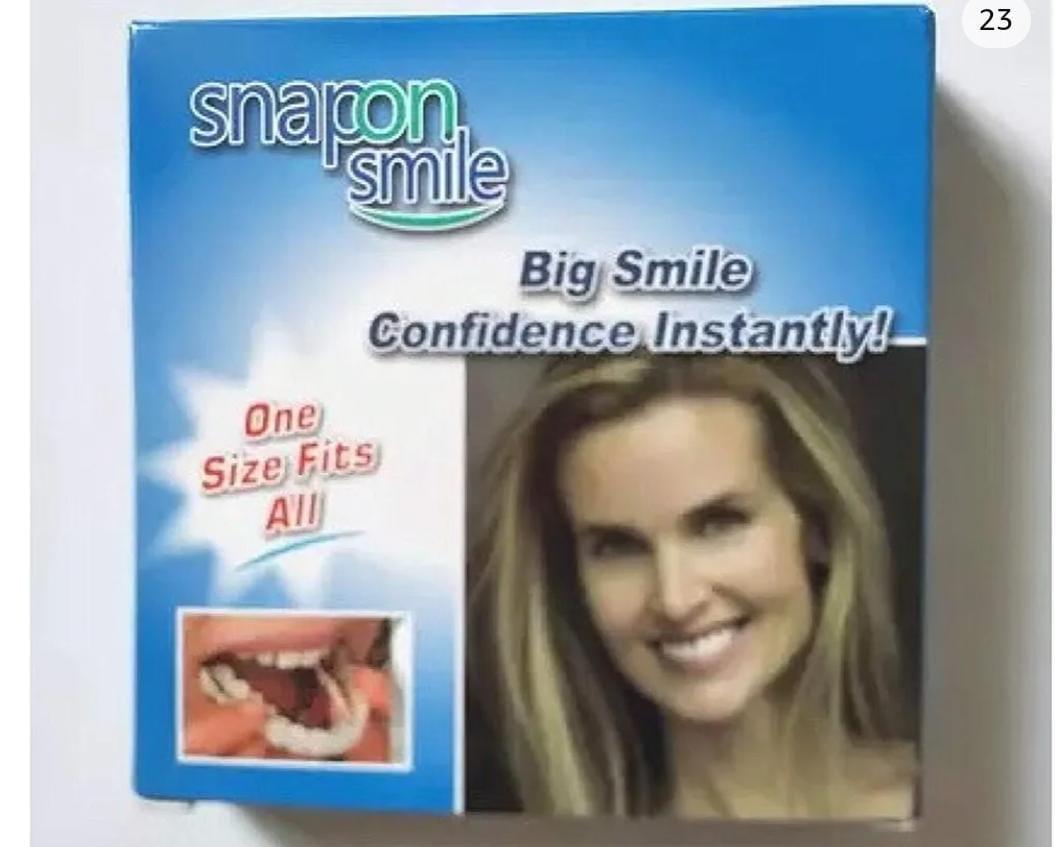 Snap-On smile for Beautiful Smiles Temporary Comfort Fit Whitening Instant Transformation for Men &amp; Women image 0