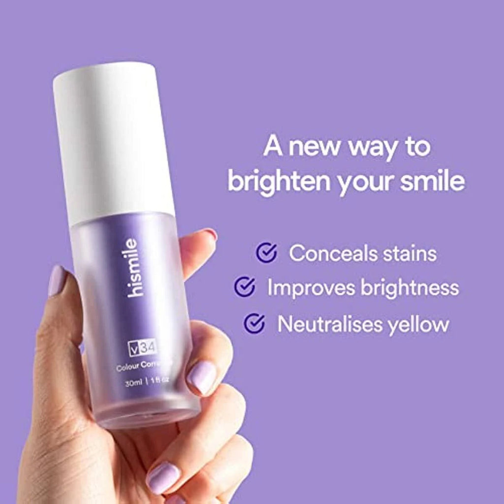 Teeth brightening hismiles V34 Colour Corrector Serum - 30ml image 2