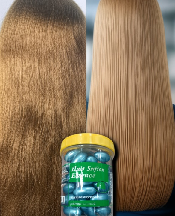 Hair Soften Essence Capsules – 60 Softgel Capsules for Nourishing, Hydrating &amp; Softening All Hair Types image 0