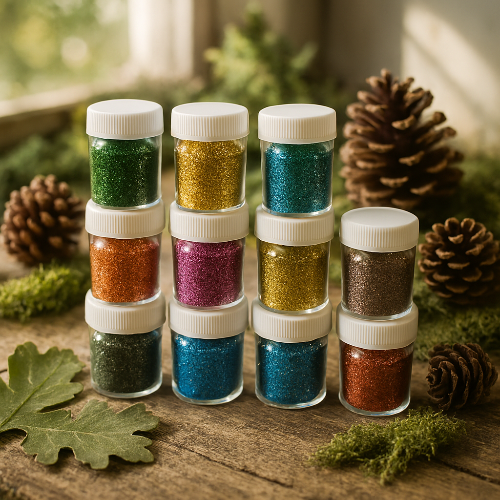Glitter Powder Bottle Set – Pack of 12 Different Colors, High-Quality Craft Glitter for DIY, Nail Art, and Decorations image 3