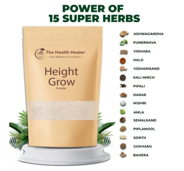 The Health Healer Height Grow Powder – 100% Natural Height Increase Supplement (60 Grams) image 4
