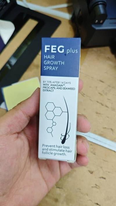 FEG Plus Hair Growth Spray – Stimulate Follicles, Reduce Hair Fall, and Encourage Thicker, Healthier Growth 60ML image 2