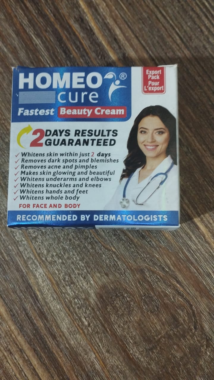 Homeo Cure Beauty Cream Highly Concentrated Fastest 2 Days Results Guaranteed image 2