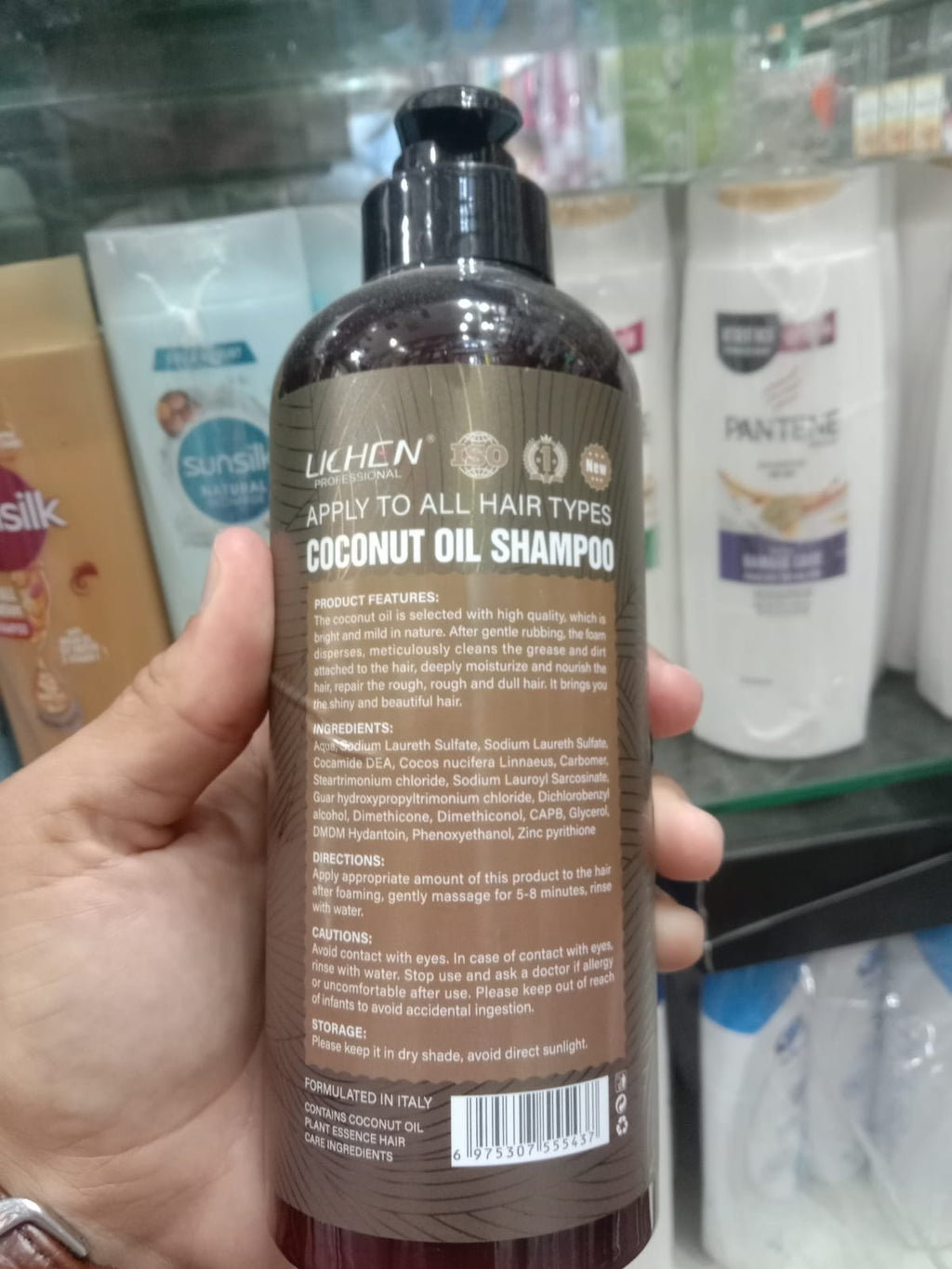Lichen Hair Shampoo - Lichen Coconut Oil Shampoo, Sulfate Free, Paraben Free, Silicone Free, Color Safe, and Vegan Hair Shampoo - 500 ml   image 4