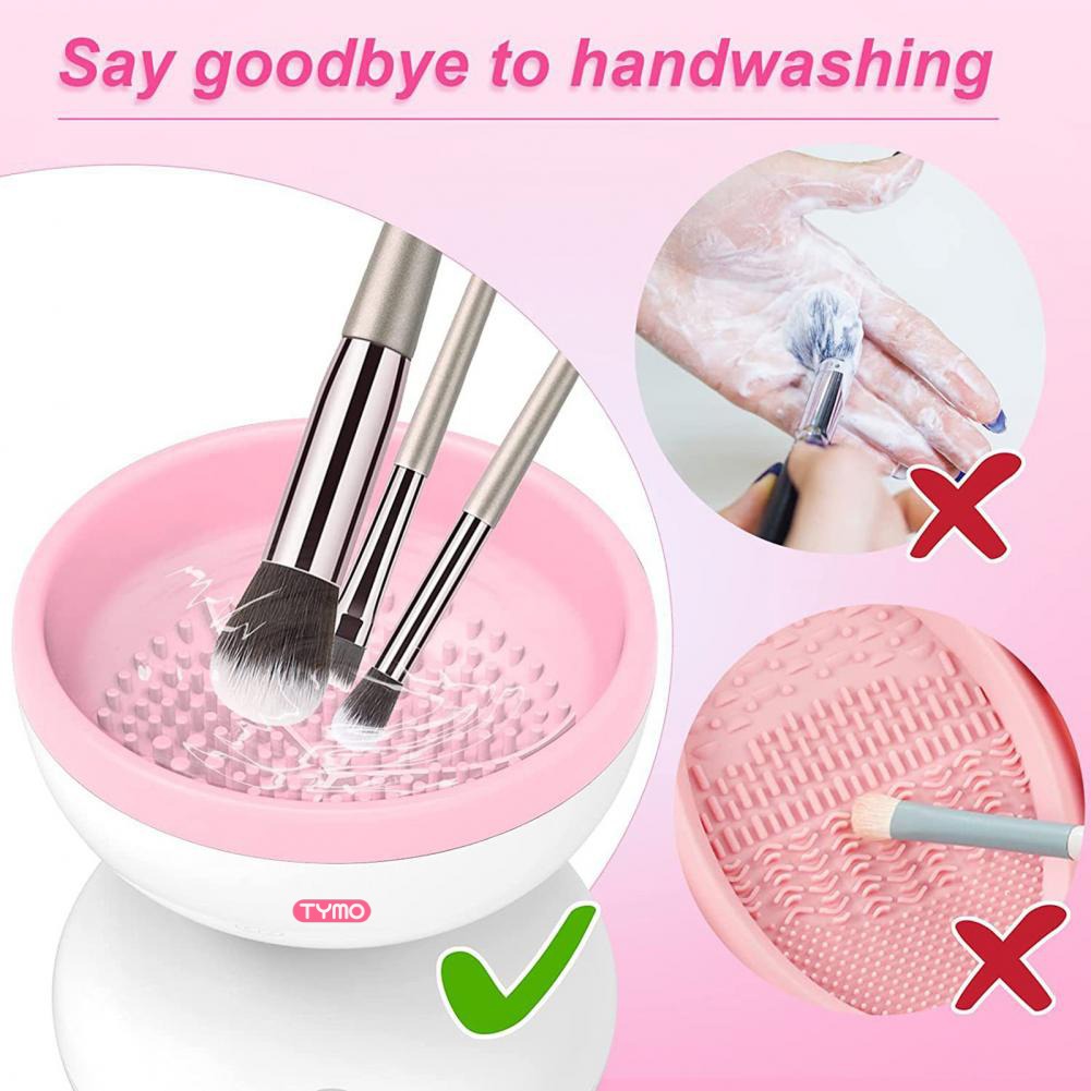 Electric Makeup Brush Cleaner Machine Gentle And Efficient Cleaning USB Powered Electric Scrubber Makeup Supply image 1