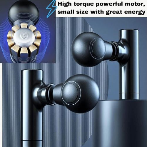 Rechargeable Facial Gun Massager – Compact Skincare Device with Type-C Charging, ABS Plastic, Portable &amp; Easy-to-Use for Relaxing Face Massage image 3