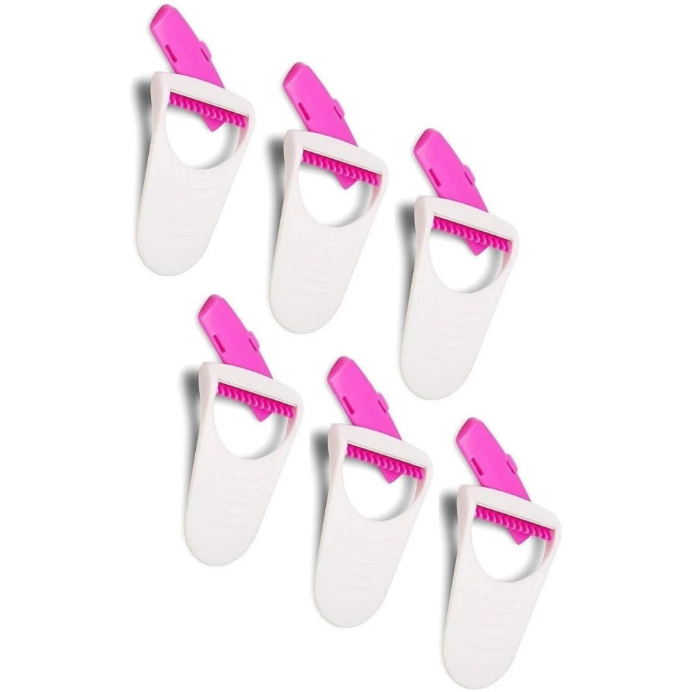 Safit Shave Body Razor Pack of 6 – White & Pink Disposable Razors for Women, Soft Blades Hair Remover for Smooth & Gentle Shaving image 4
