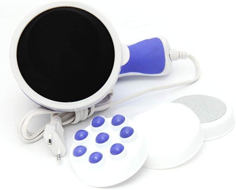 4 in 1 Relax &amp; Spin Tone Vibration Electric Massager | Electronic Relax &amp; Spin Body Massager With Different Heads ( Random Color ) image 4