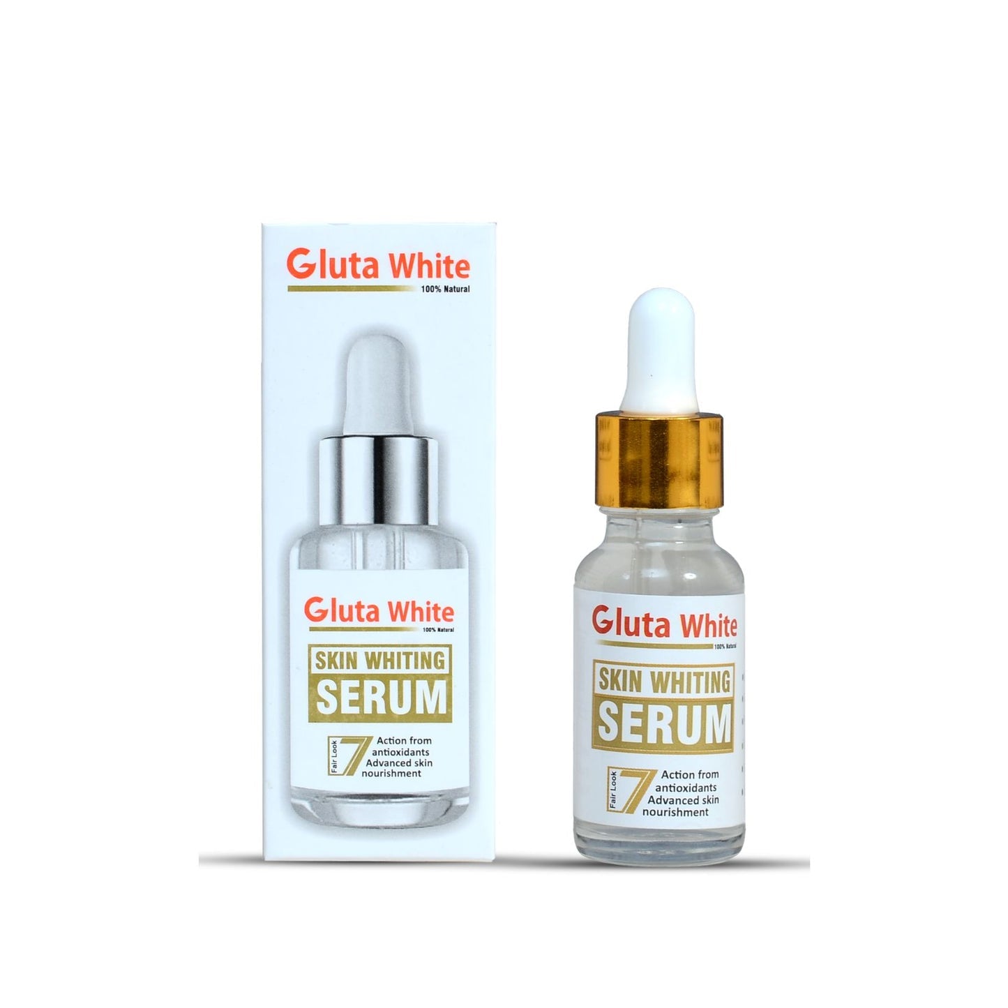 Gluta White Face Glowing Serum | Glutathione-Based Brightening | Hydration &amp; Antioxidant Protection 30 ml image 0