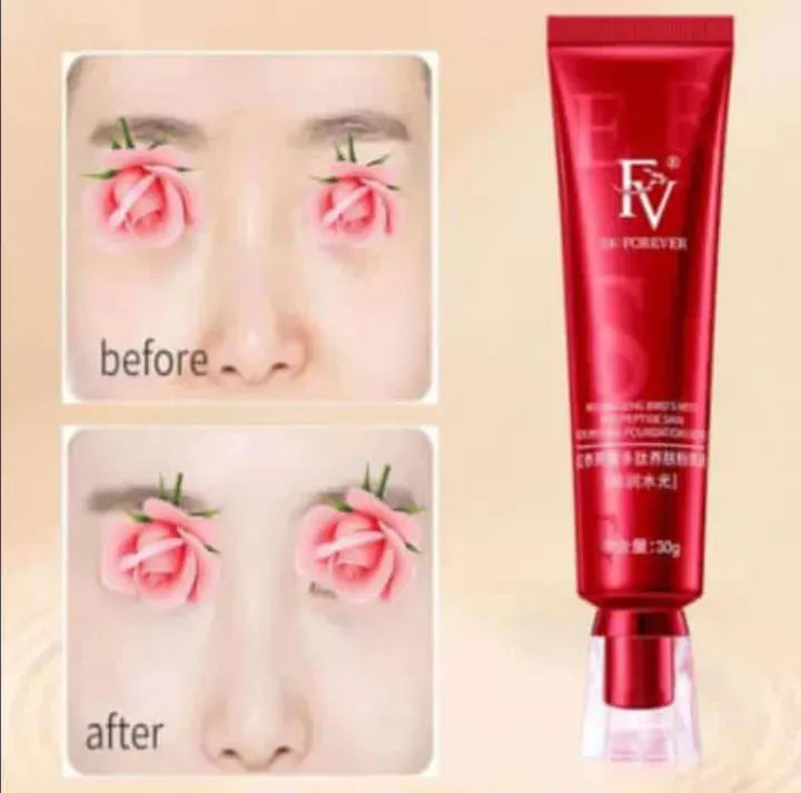 FV SK-FOREVER Liquid Foundation – Lightweight Oil-Control Formula with Peptides &amp; Bird’s Nest Extract – Nourishing Ivory Shade Base Makeup (30g Tube) image 0