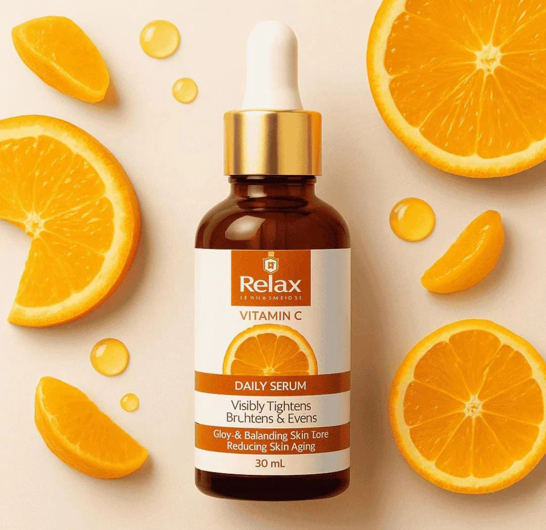 Relax Vitamin C Daily Face Serum – Brightening, Anti-Aging & Hydrating Formula For Healthy Radiant Skin (30ml) image 3