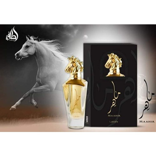Mahir Gold Lattafa Perfume For Unisex 100 ML - Original EDP (Made In U.A.E) image 0