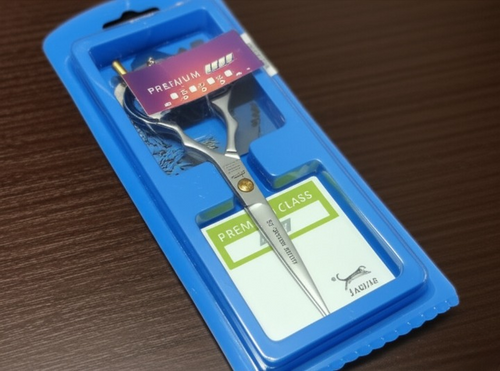 5.5” Professional Hair Cutting Scissors – Premium Stainless Steel Salon Shears with Finger Rest &amp; Adjustment Key image 0
