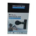Black Mini Fascial Gun – Portable Deep Muscle & Face Massager for Gym and Home Use image 0