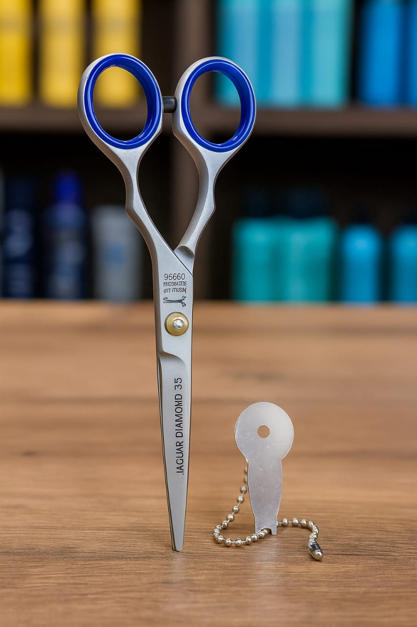 5.5” Professional Hair Cutting Scissors – Premium Stainless Steel Salon Shears with Finger Rest &amp; Adjustment Key image 3