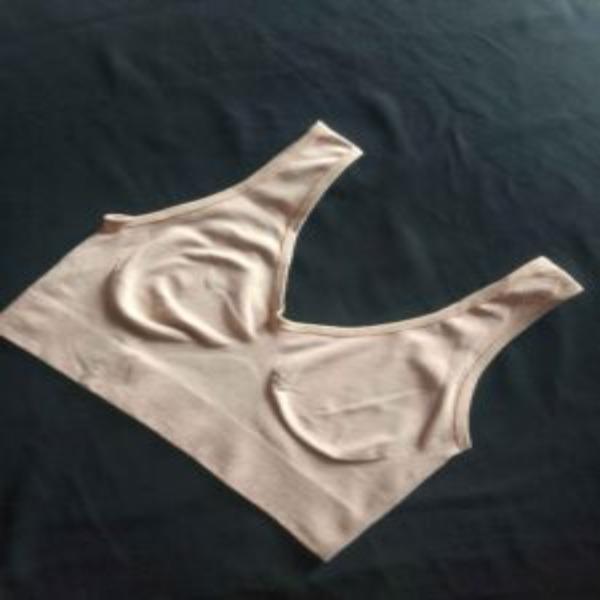 Ladies Air Bra – Soft Jersey Fabric, Plain Non-Padded Design, Comfortable &amp; Lightweight Everyday Wear Lingerie in Skin Color ( Stretchable Size ) image 4