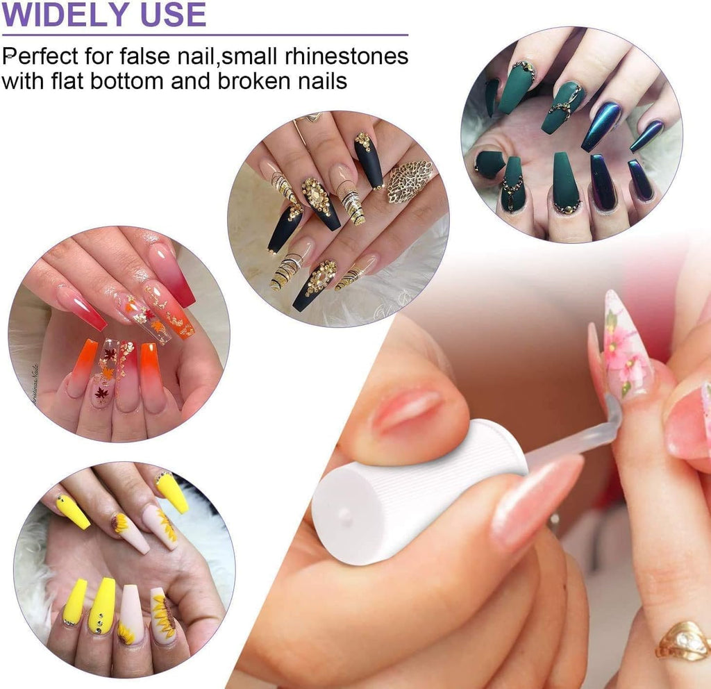 Nail Glue Strong Glue for Nail Polish, Soft Adhesive Nails, No Damage to Nails and Cuticles image 1
