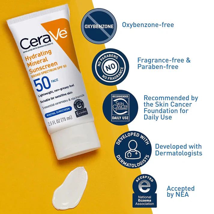 CeraVe 4 in 1 Skincare Kit Night Cream, Sunblock, Cleanser &amp; Serum for Radiant Skin image 1