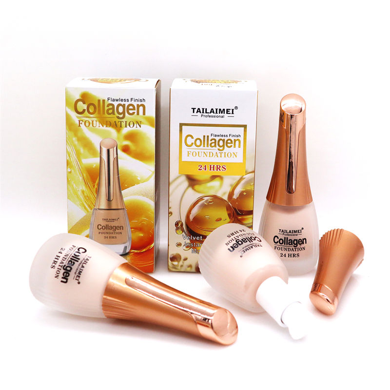 24 Hrs Flawless Finish Collagen Foundation – Long-Lasting Creamy Formula for Smooth, Radiant &amp; Even Skin Tone, 35ml image 2