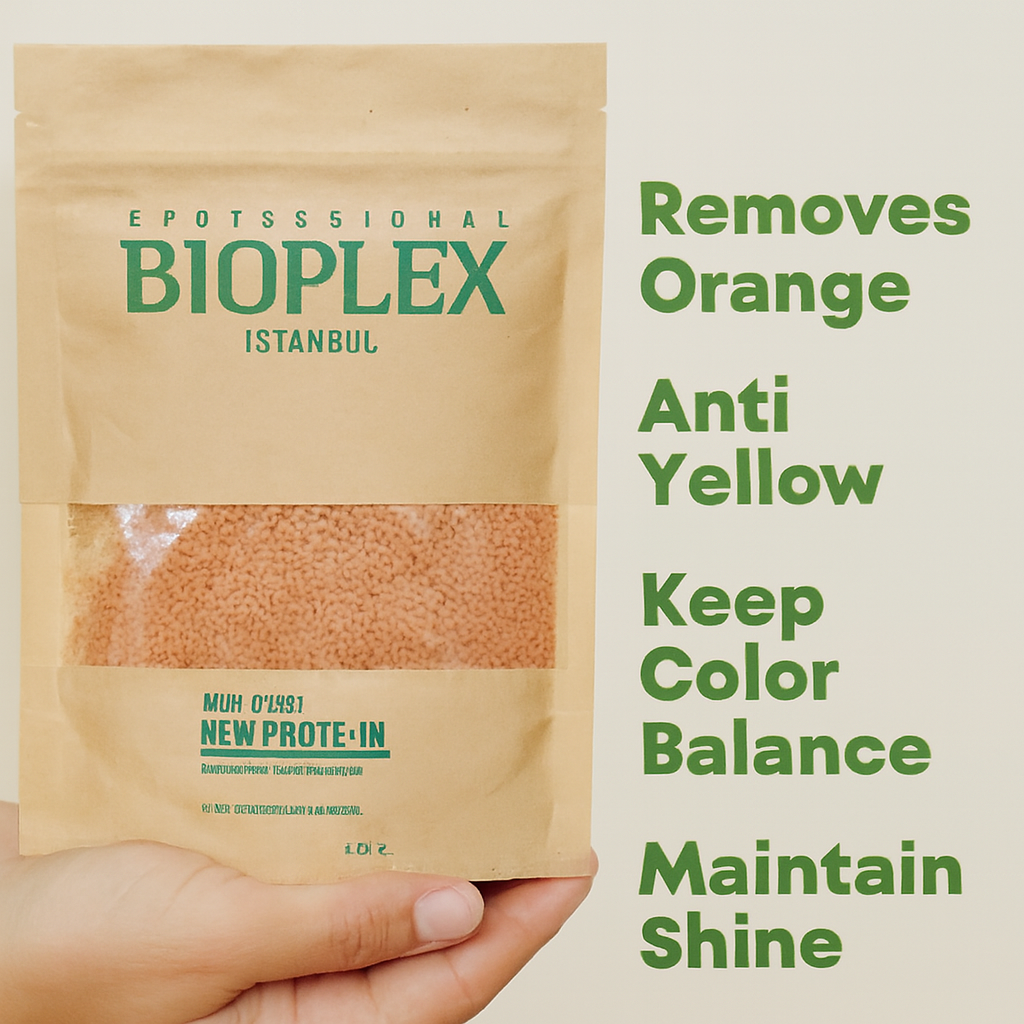 Bioplex Hair Protein Treatment 50 – No Damage Formula For Bleaching And Coloring | Protein Balls For Soft, Shiny, And Healthy Blonde Hair image 1