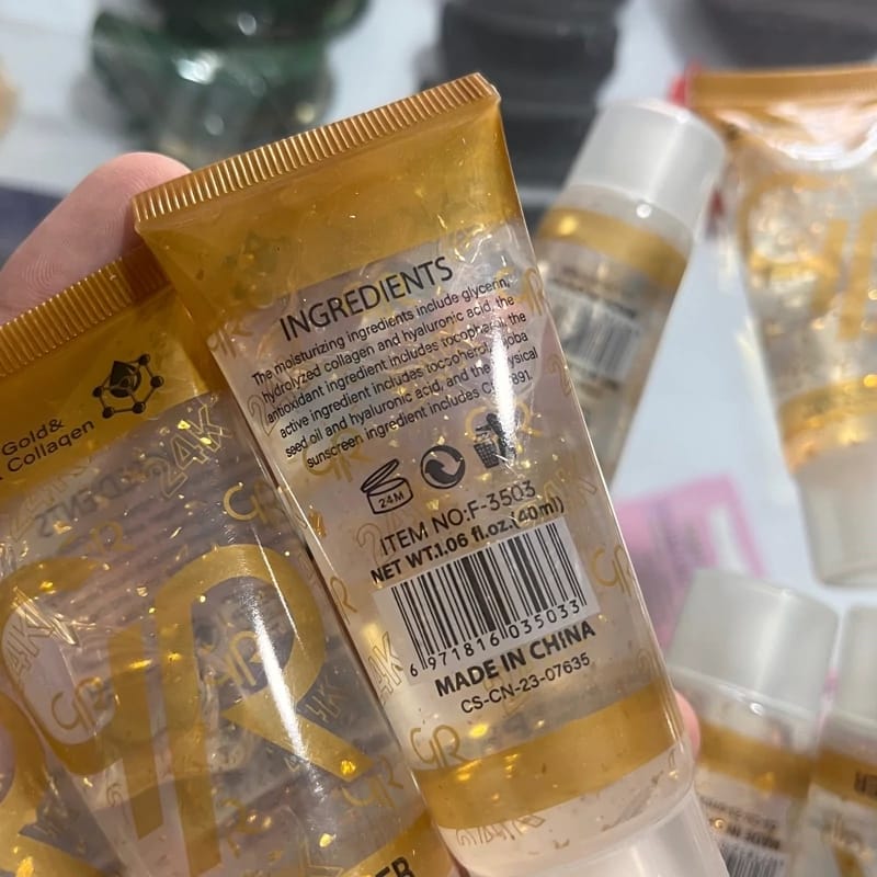 GR 24K Gold &amp; Collagen Primer – Luxury Makeup Base with Radiance Glow, Skin Hydration, Oil Control, Anti-Aging &amp; Firming Formula for Smooth, Flawless &amp; Long-Lasting Makeup image 2